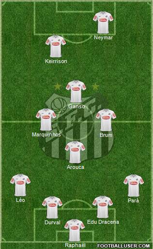 Santos FC Formation 2011