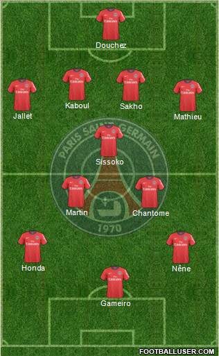 Paris Saint-Germain Formation 2011