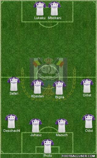 RSC Anderlecht Formation 2011