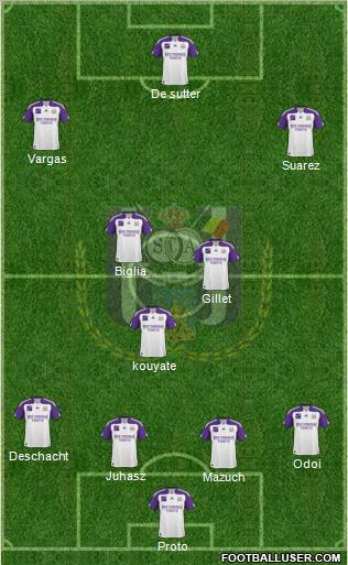 RSC Anderlecht Formation 2011
