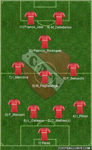 Independiente Formation 2011