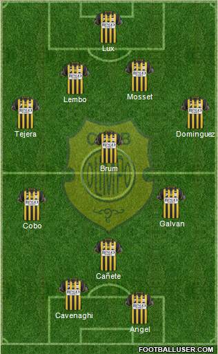 Olimpo de Bahía Blanca football formation