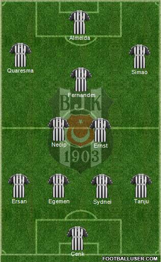Besiktas JK Formation 2011