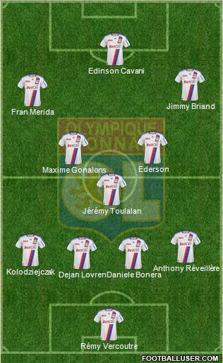Olympique Lyonnais Formation 2011