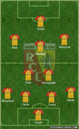 Racing Club de Lens Formation 2011