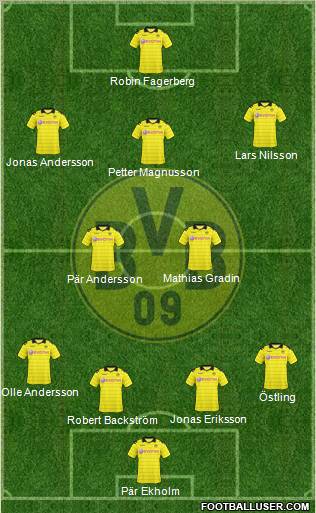 Borussia Dortmund Formation 2011