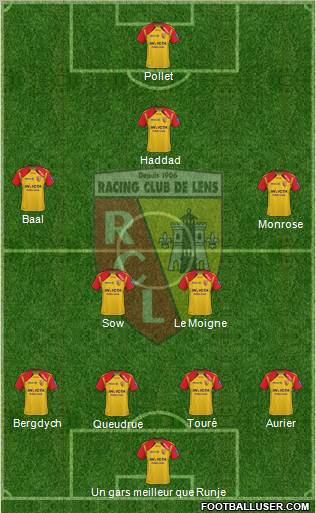 Racing Club de Lens Formation 2011