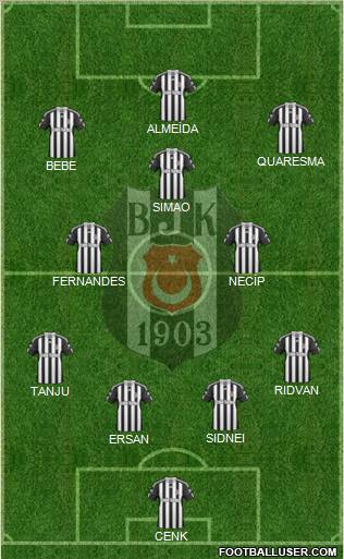 Besiktas JK Formation 2011