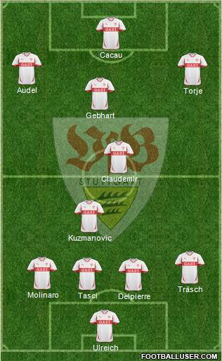 VfB Stuttgart Formation 2011