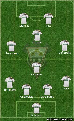 Albacete B., S.A.D. Formation 2011