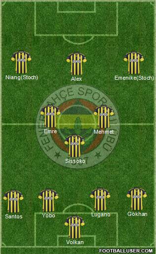 Fenerbahçe SK Formation 2011