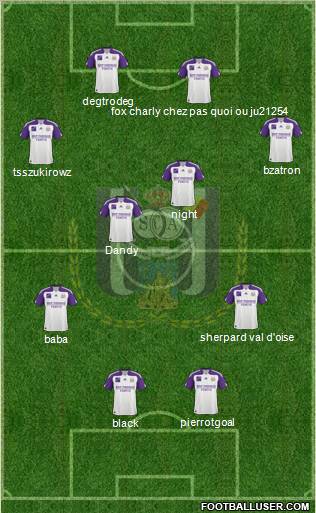 RSC Anderlecht Formation 2011