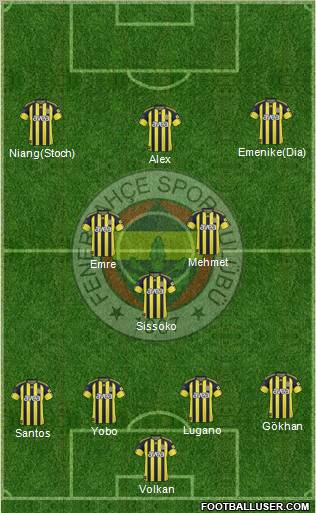 Fenerbahçe SK Formation 2011