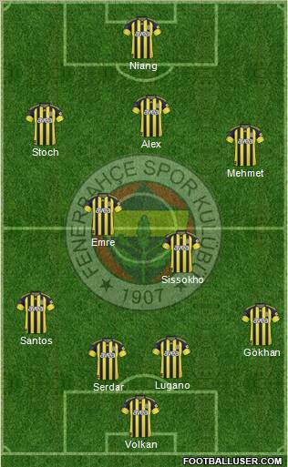 Fenerbahçe SK Formation 2011