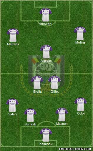 RSC Anderlecht Formation 2011
