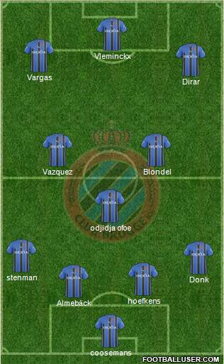 Club Brugge KV Formation 2011
