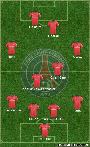 Paris Saint-Germain Formation 2011