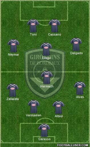 FC Girondins de Bordeaux Formation 2011