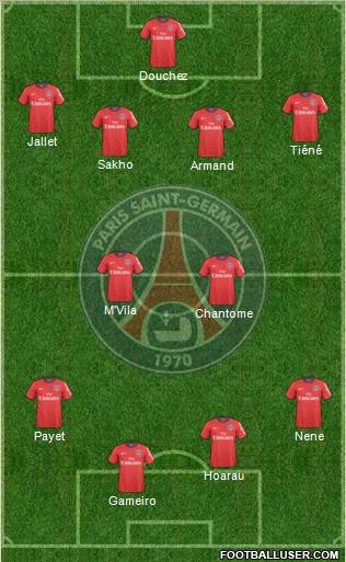 Paris Saint-Germain Formation 2011