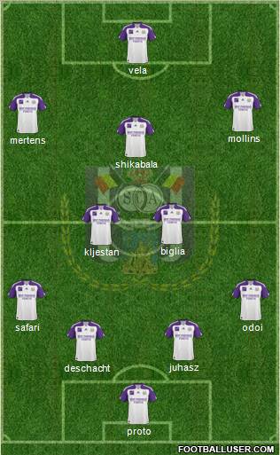 RSC Anderlecht Formation 2011