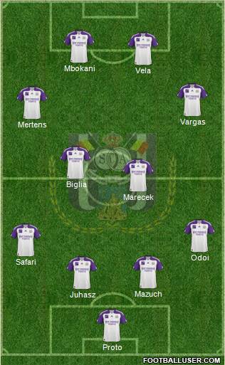 RSC Anderlecht Formation 2011