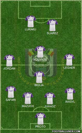 RSC Anderlecht Formation 2011