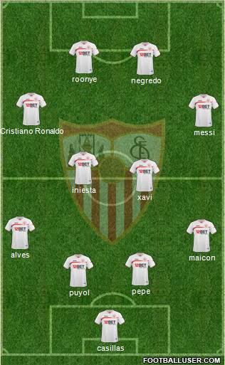 Sevilla F.C., S.A.D. Formation 2011