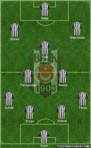 Besiktas JK Formation 2011