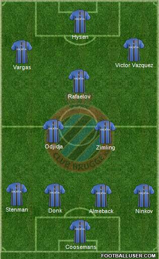 Club Brugge KV Formation 2011
