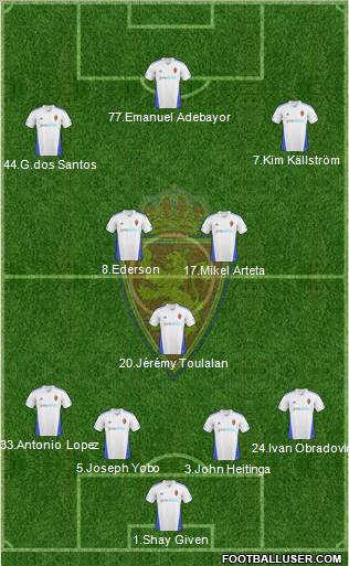 R. Zaragoza S.A.D. Formation 2011