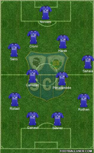 Sporting Club Bastia Formation 2011