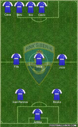 HNK Sibenik Formation 2011
