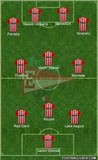 Estudiantes de La Plata football formation