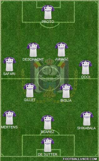 RSC Anderlecht Formation 2011