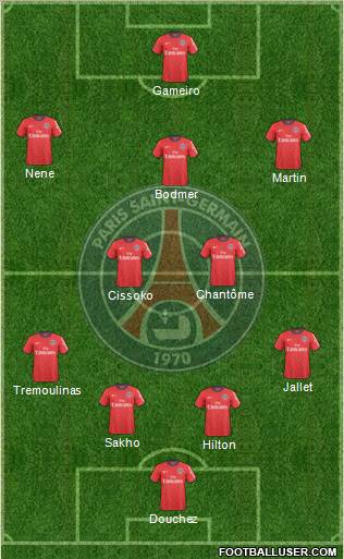 Paris Saint-Germain Formation 2011