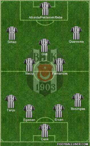 Besiktas JK Formation 2011