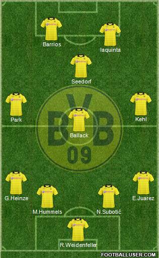 Borussia Dortmund Formation 2011