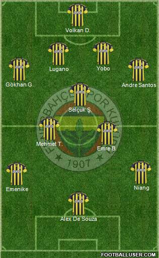 Fenerbahçe SK Formation 2011