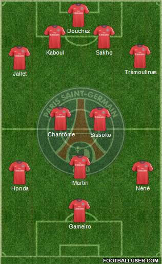 Paris Saint-Germain Formation 2011