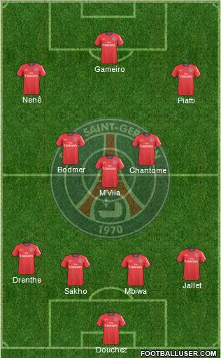 Paris Saint-Germain Formation 2011