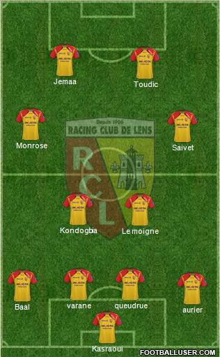 Racing Club de Lens Formation 2011