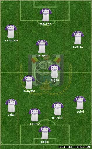 RSC Anderlecht Formation 2011