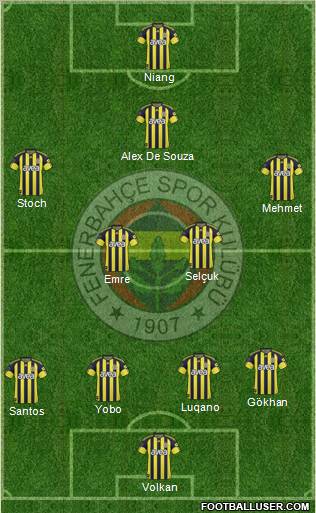 Fenerbahçe SK Formation 2011