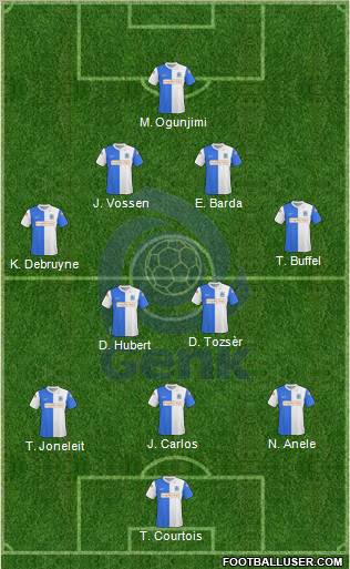 K Racing Club Genk football formation