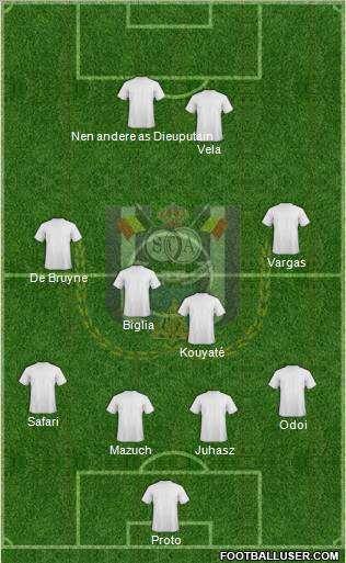 RSC Anderlecht Formation 2011