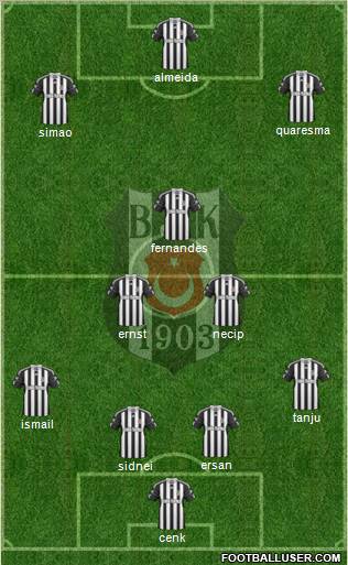 Besiktas JK Formation 2011