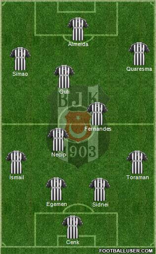 Besiktas JK Formation 2011