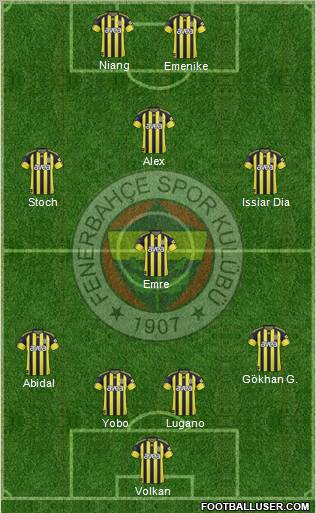 Fenerbahçe SK Formation 2011