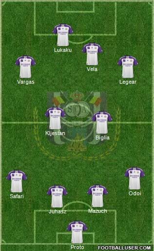 RSC Anderlecht Formation 2011