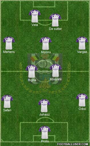 RSC Anderlecht Formation 2011